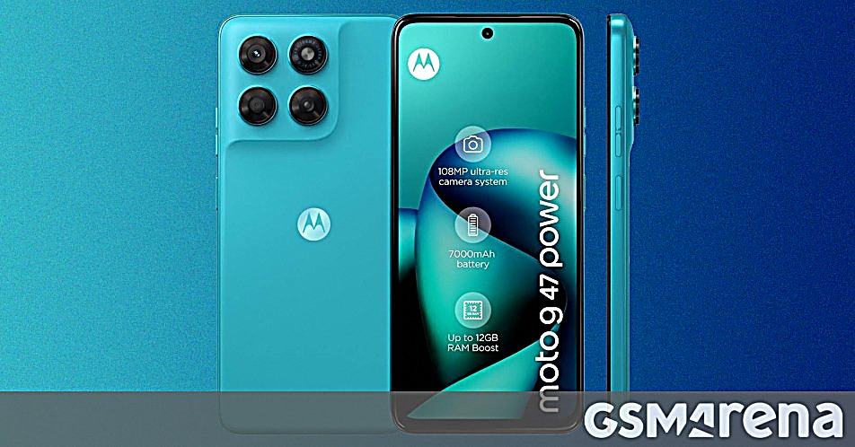 Moto G47 Power на рендере