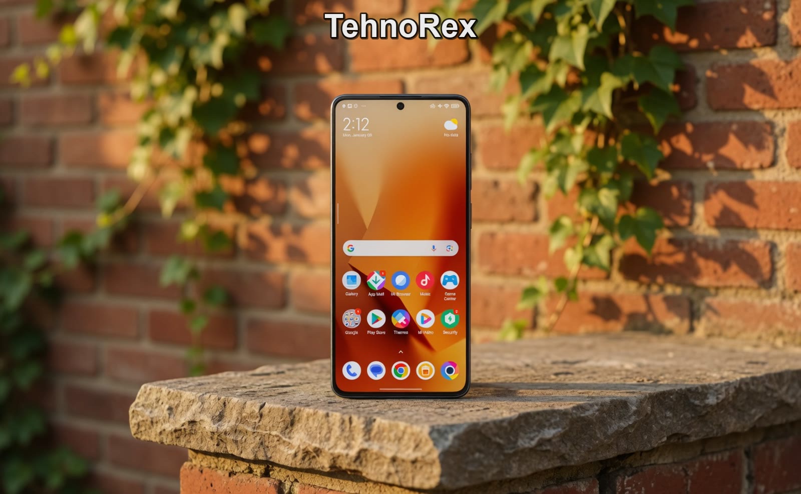 Poco X6 с включённым экраном