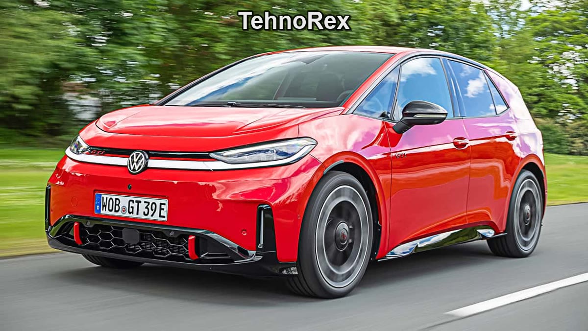 Volkswagen ID.3 GTI, деталь передней части с шильдиком GTI
