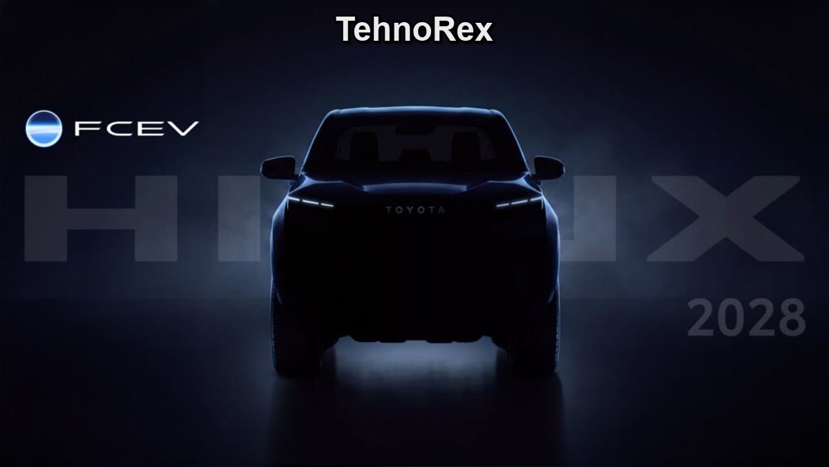 Тизер водородного пикапа Toyota Hilux