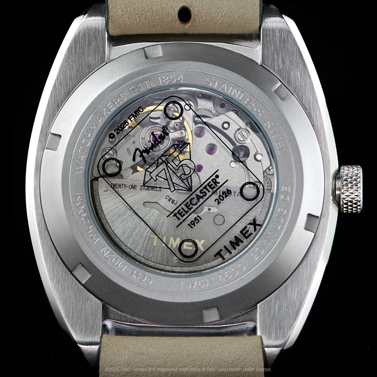 Fender x Timex Automatic 41mm — дополнительное фото 1