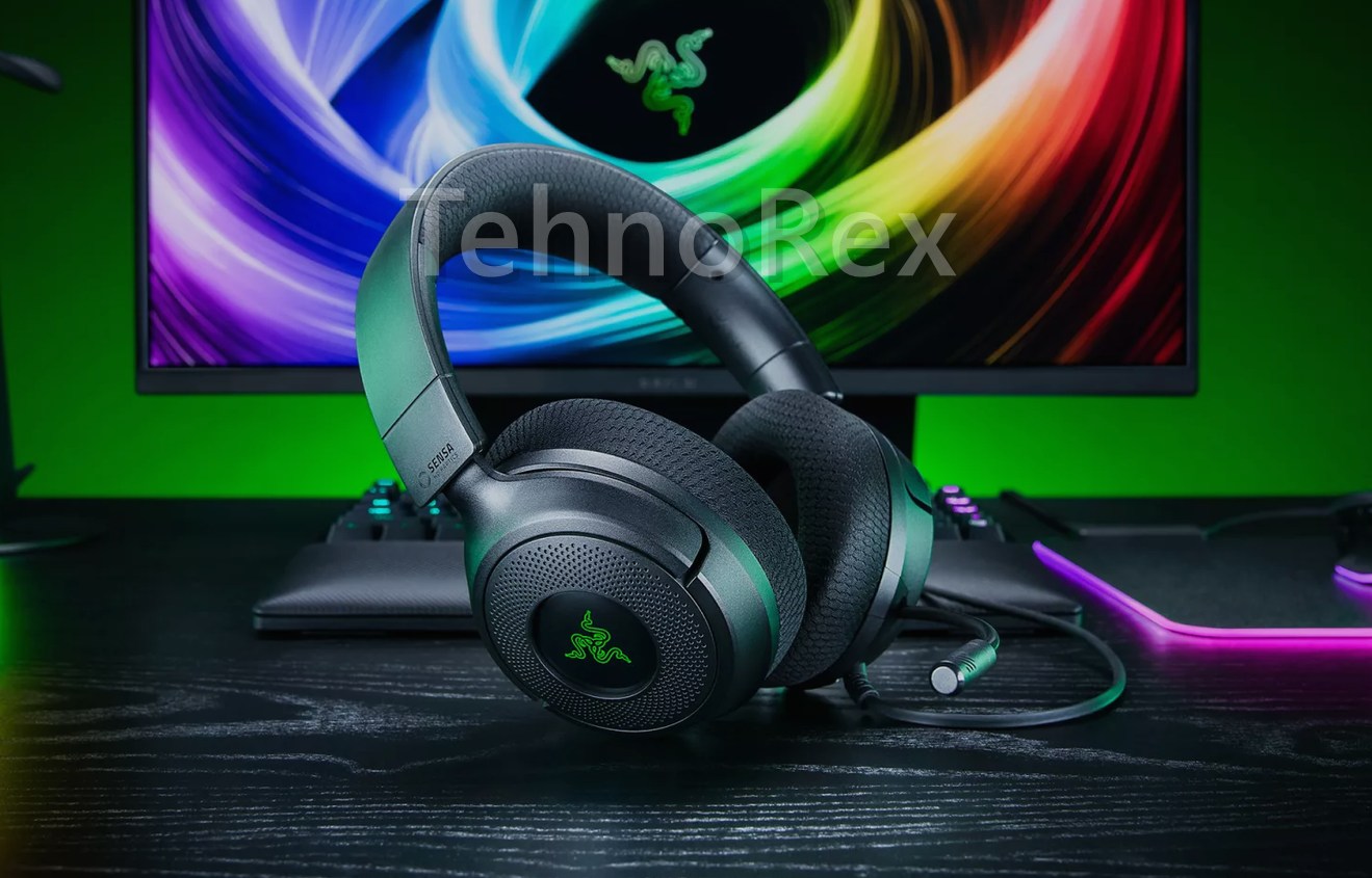 Razer Kraken V4 X Sensa HD: вибро в чашках и 40-мм TriForce