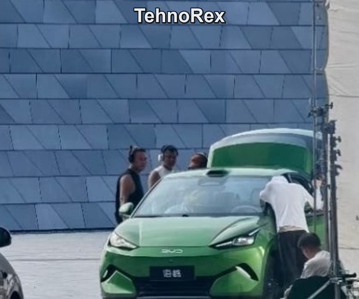 Новый BYD Seagull на съёмках