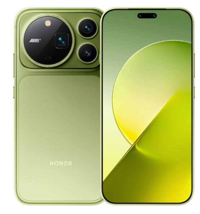 Honor Magic 9 Pro Max: экран в зелёном исполнении