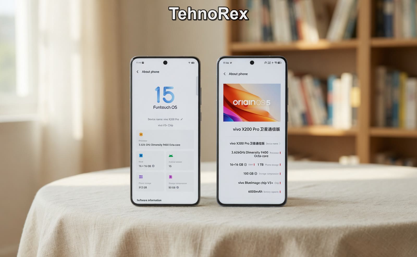 Два смартфона vivo X200 Pro в разных цветах