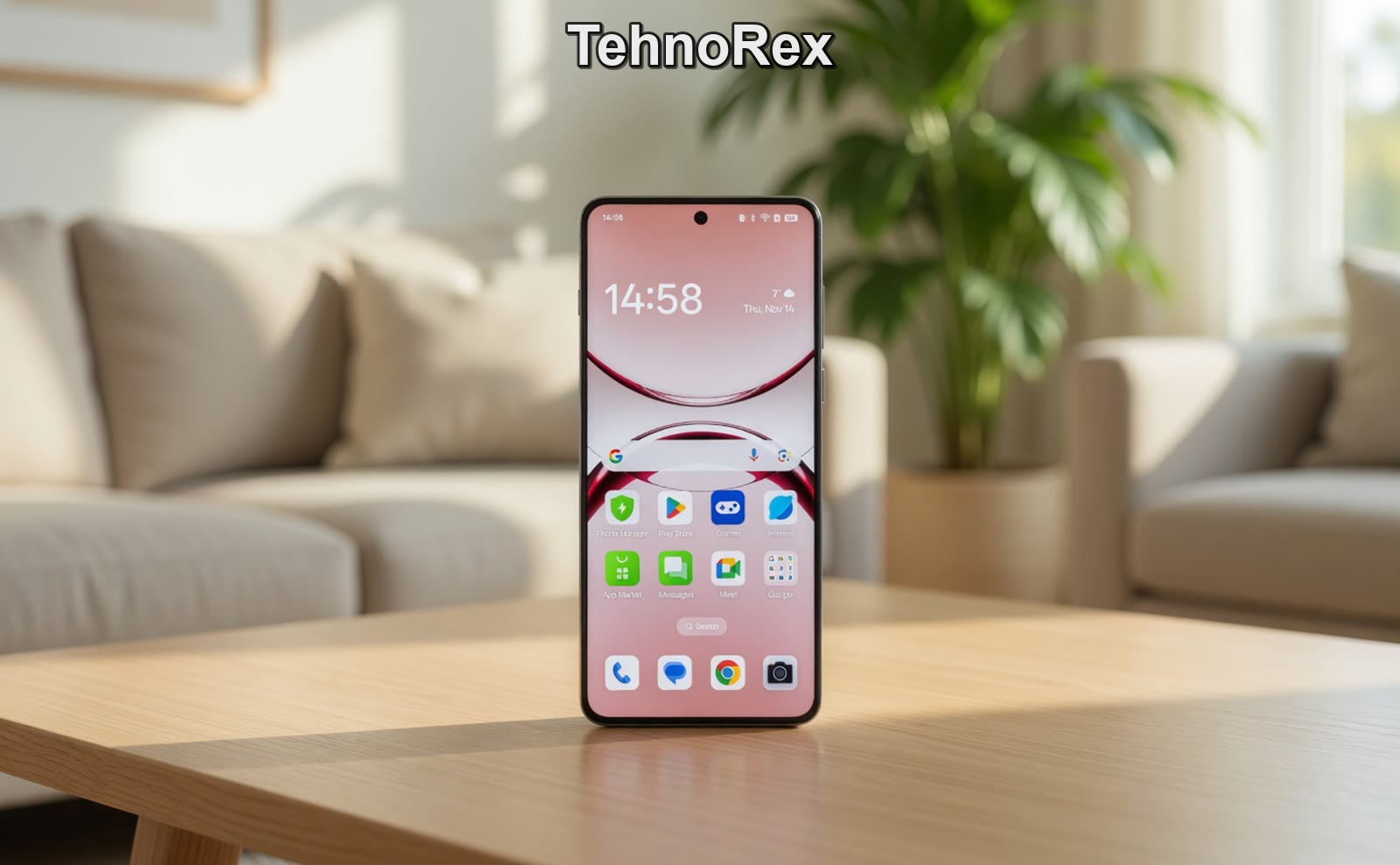 Oppo Find X8 Pro с включённым экраном