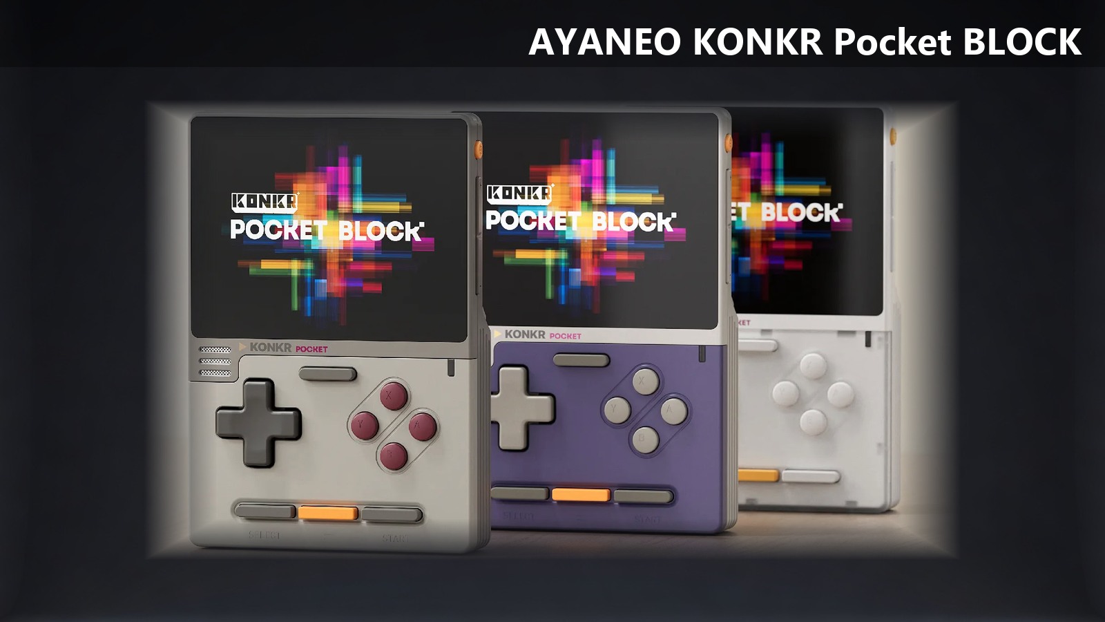 AYANEO выпустила Konkr Pocket Block: Android-консоль в стиле Game Boy за $79