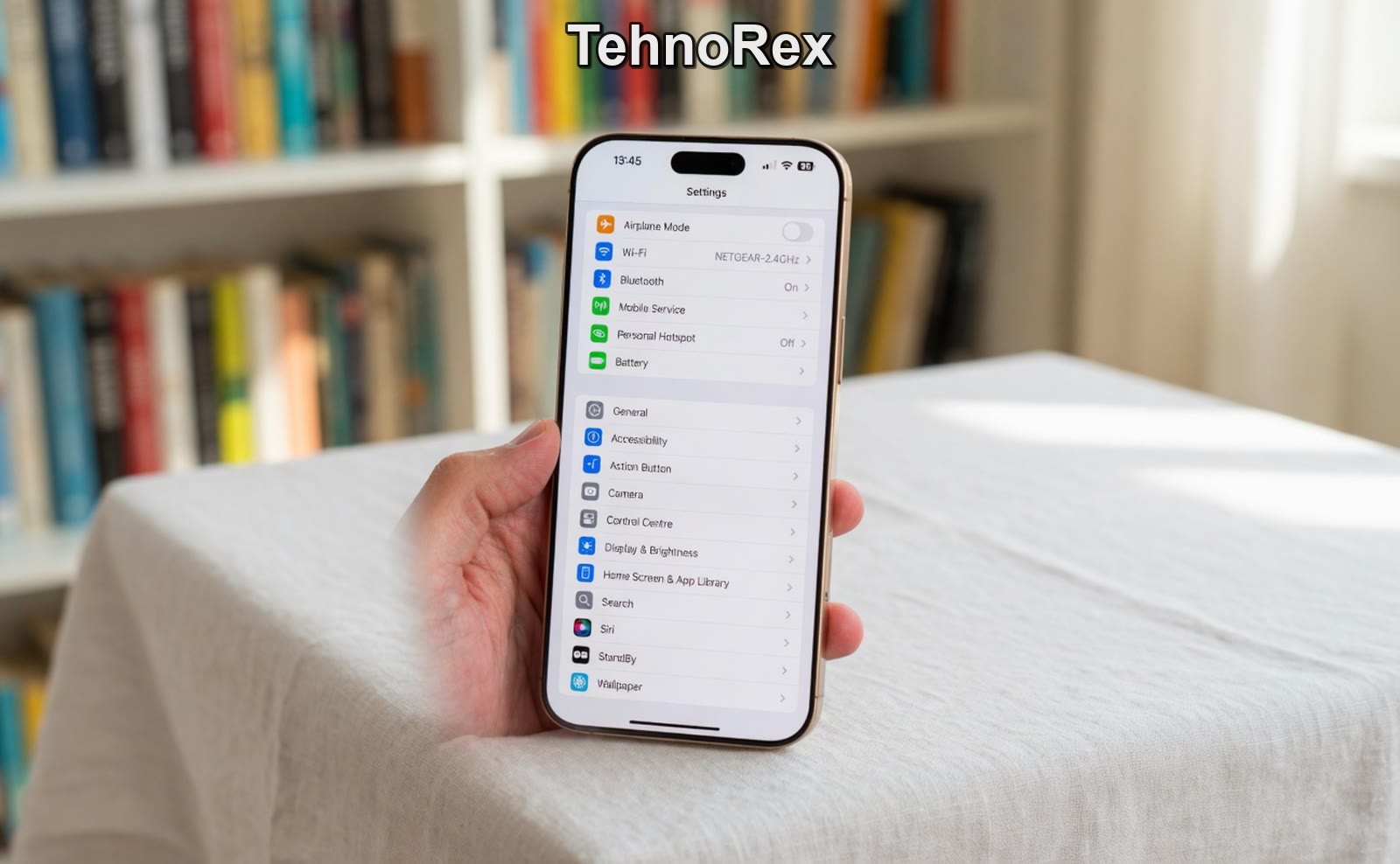 Настройки Apple Intelligence на экране iPhone 16 Pro Max