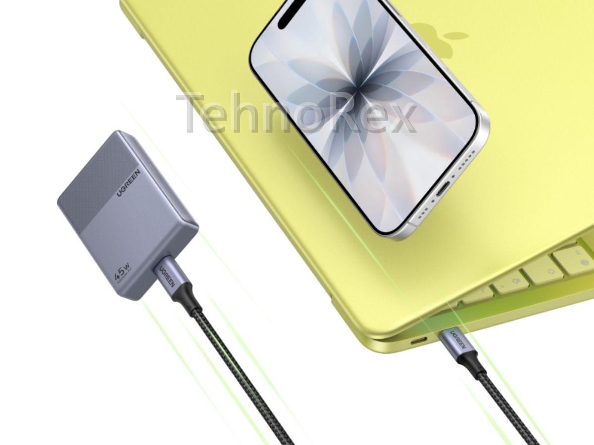 Ugreen Nexode Air Slim: 100 Вт в плоском корпусе, но вилка британская