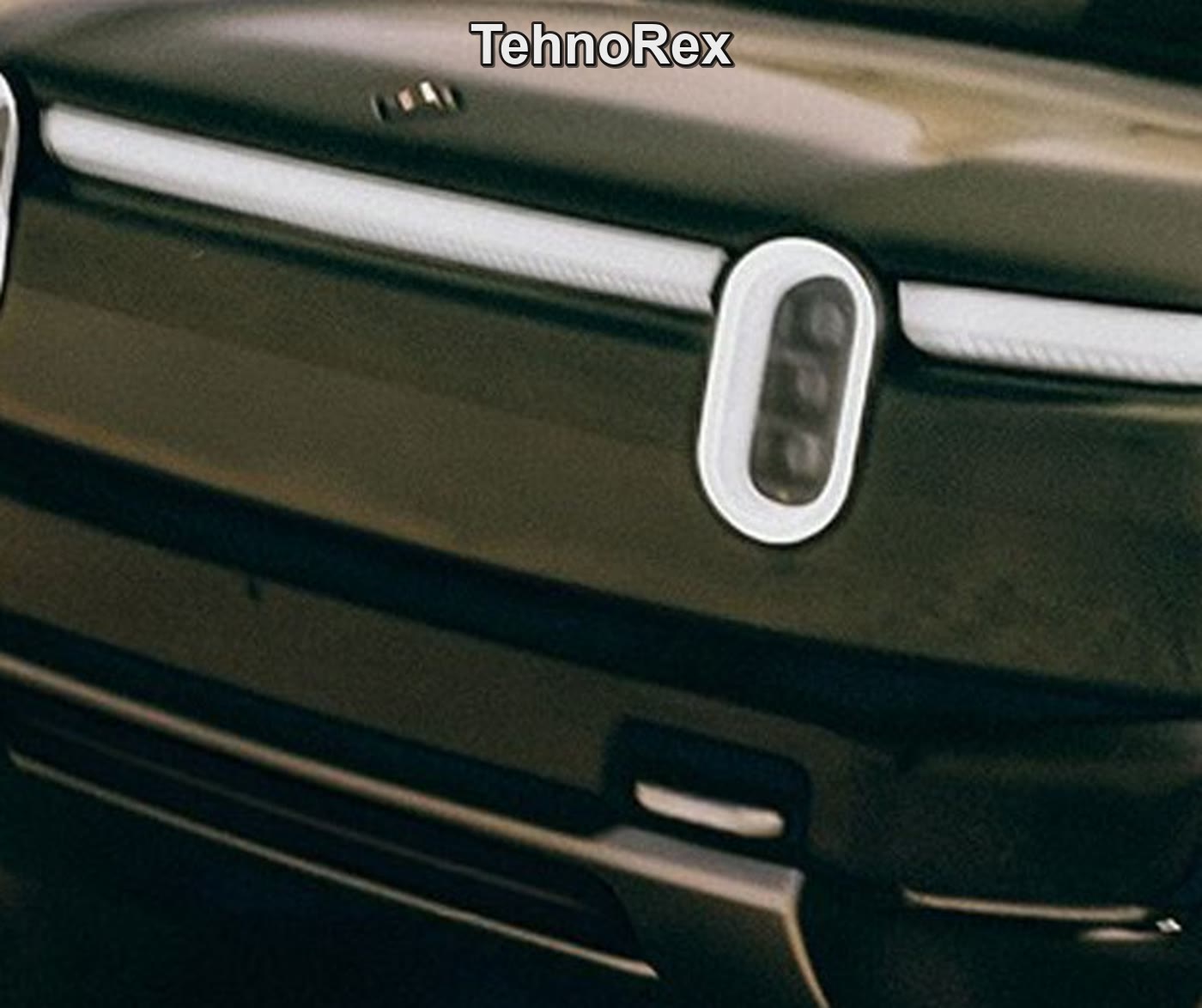 Передняя часть электромобиля Rivian