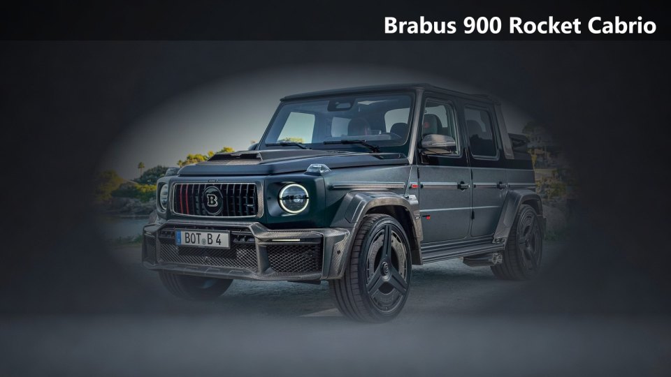 Brabus 900 Rocket Edition Cabrio: 888 л.с. и мягкий верх для Mercedes-AMG G 63