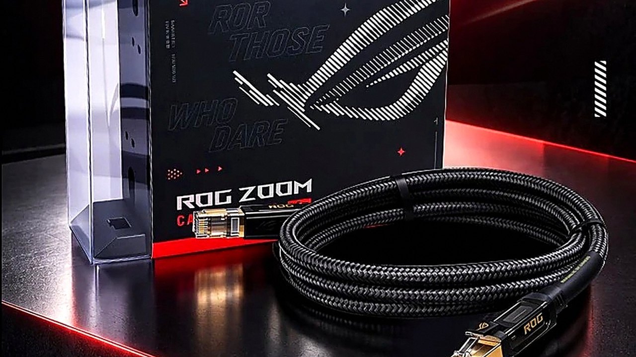 Asus ROG Zoom: Ethernet-кабель за $41 со скоростью 40 Гбит/с