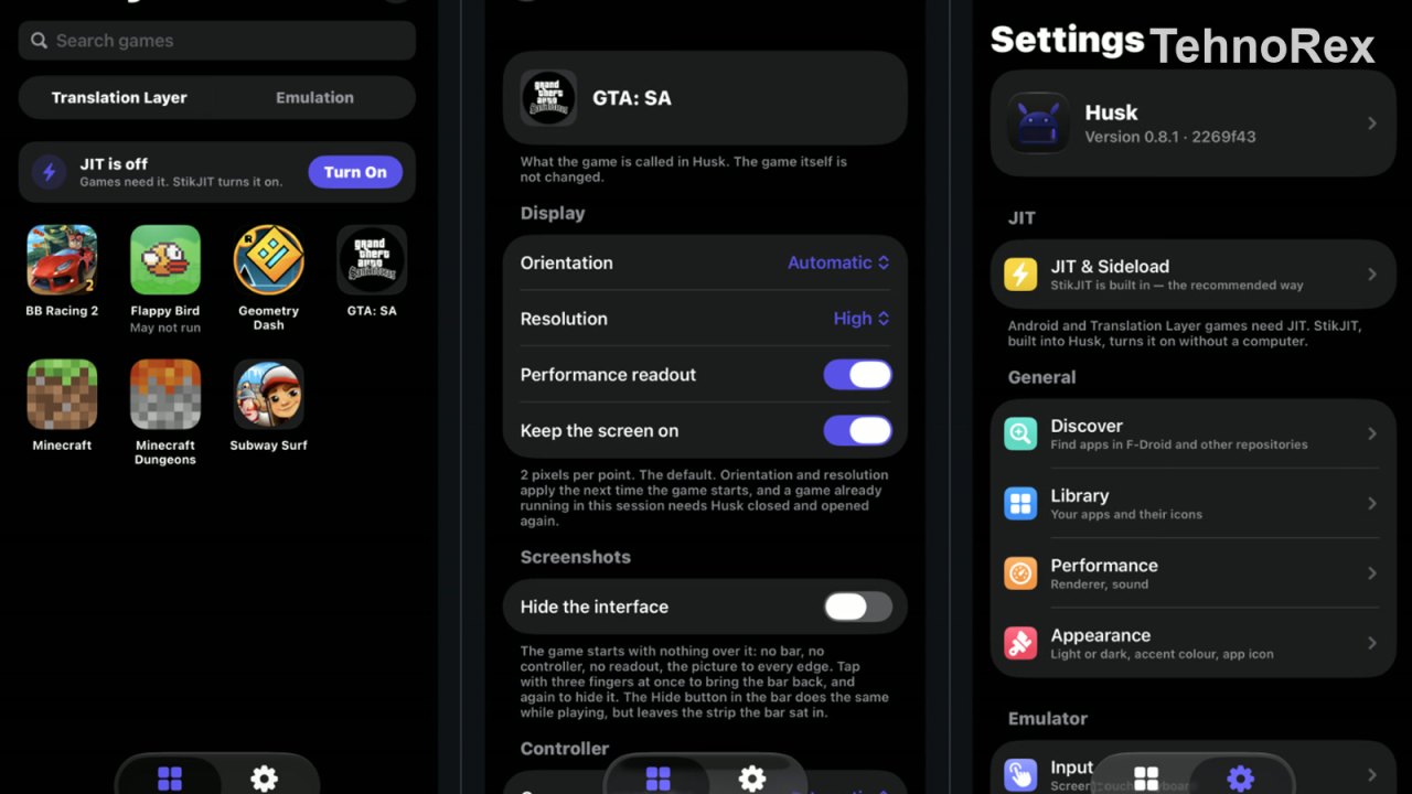 Husk 2.0 запускает Android-игры на iPhone без джейлбрейка