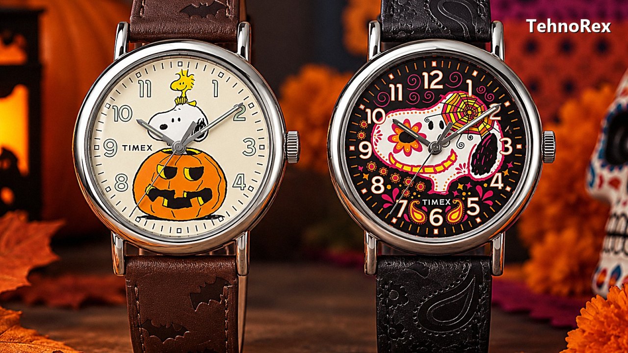Timex выпустила две модели Weekender со Снупи: Хэллоуин и День мёртвых