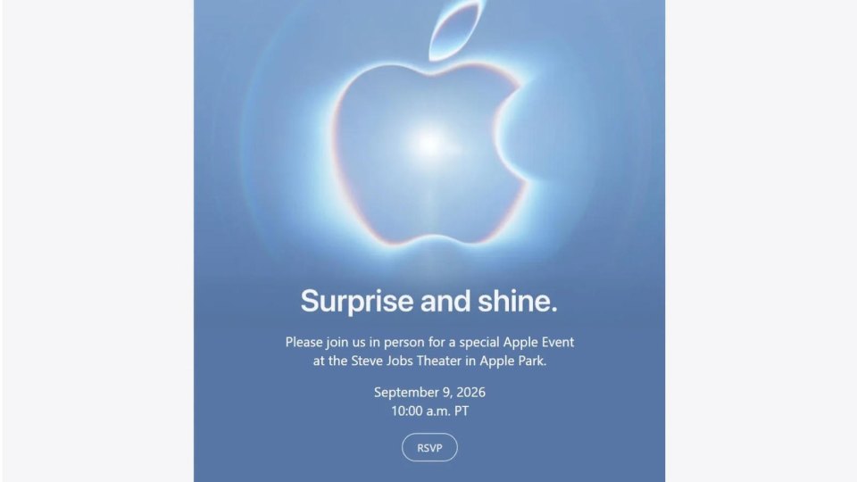 Surprise and shine: Apple покажет новинки 9 сентября