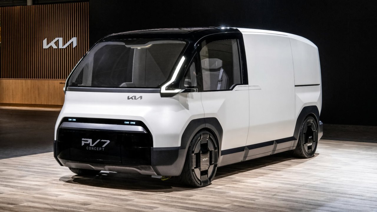 Kia PV7: электрический офис на колёсах едет в Ганновер