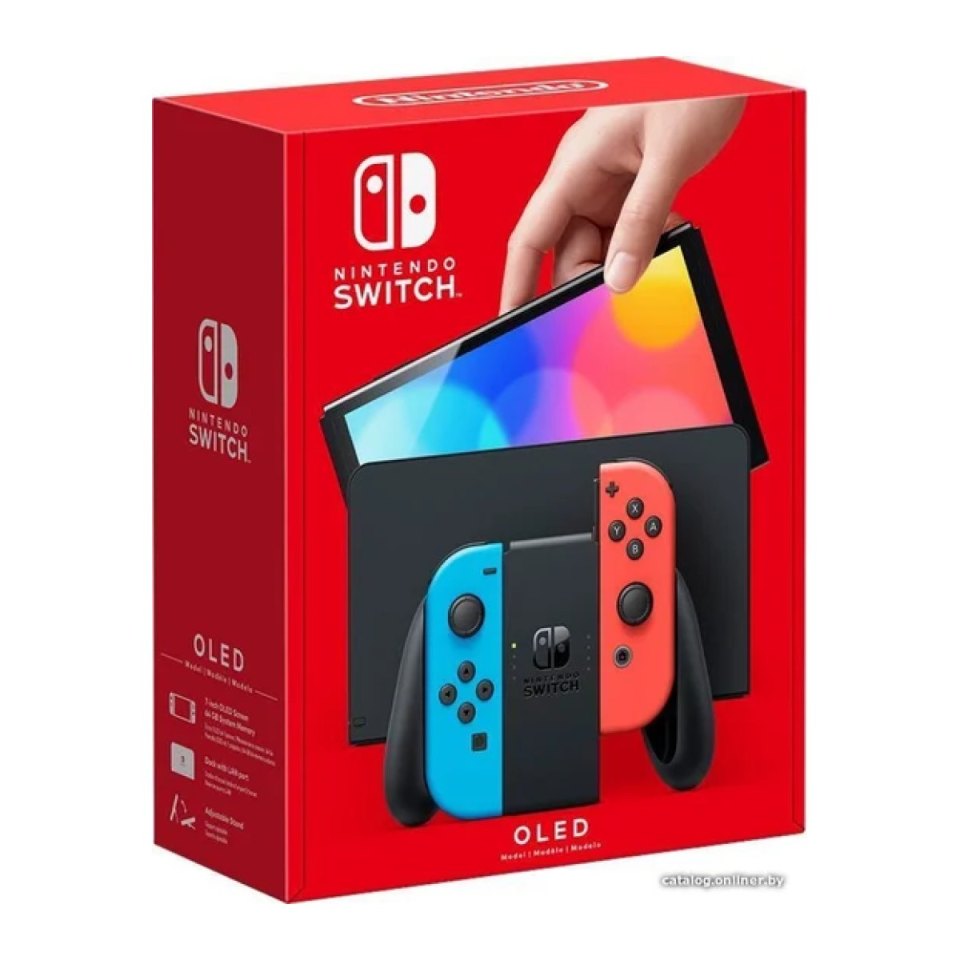 черный, с неоновыми Joy-Con