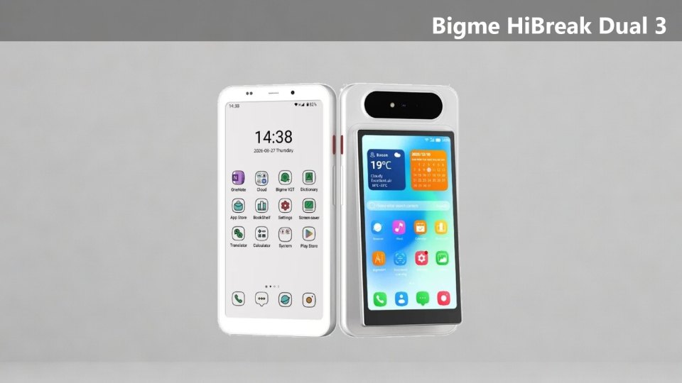 Bigme HiBreak Dual 3: e-ink смартфон на 85 FPS со съёмным LCD-экраном за $629