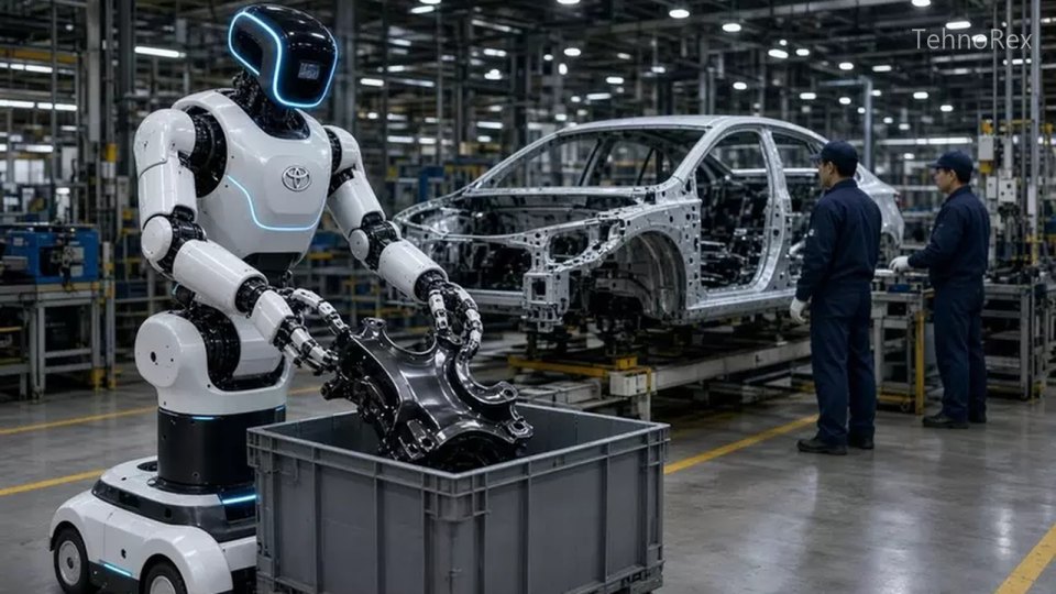 Toyota, по данным Nikkei, готовит 40 000 гуманоидов на заводы с 2028 года