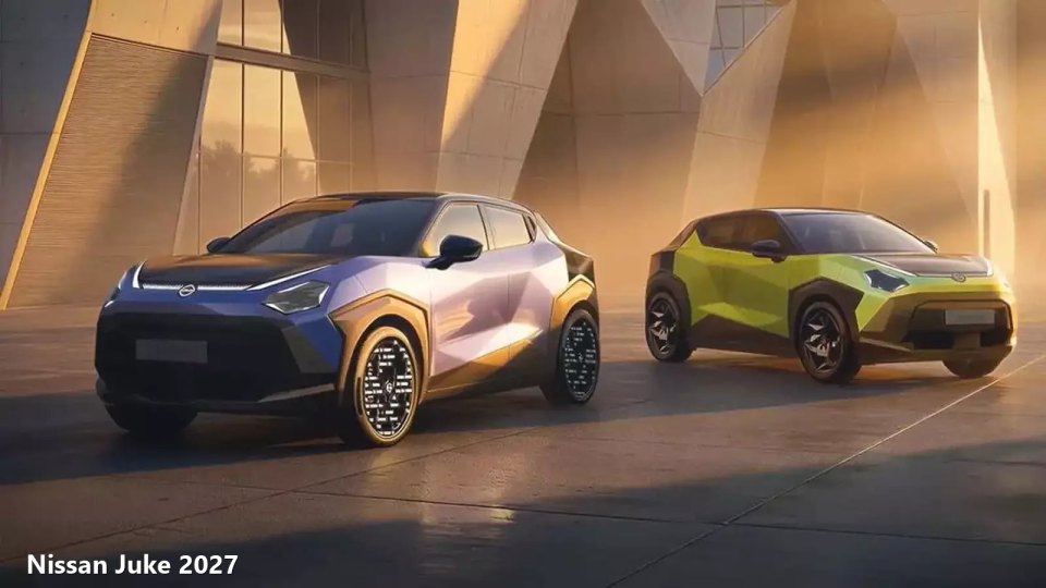 Nissan Juke 2027: только электро, кузов как Hyper Punk, батарея ещё не таблица