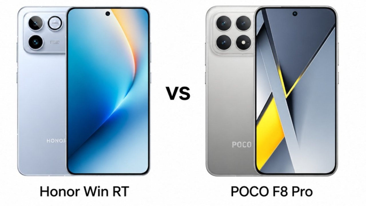 Honor Win RT против POCO F8 Pro: 10 000 мА·ч против камер