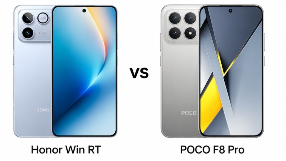 Honor Win RT против POCO F8 Pro: 10 000 мА·ч против камер