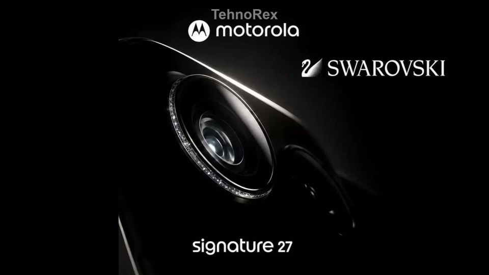 Motorola показала Signature 27: тизер флагмана с кристаллами Swarovski
