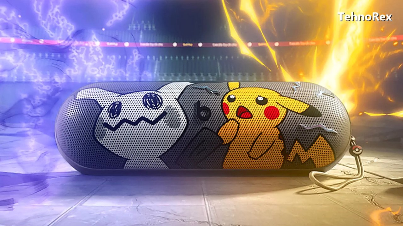 Beats и Pokemon показали колонку Pill в стиле Пикачу: официальный анонс уже близко