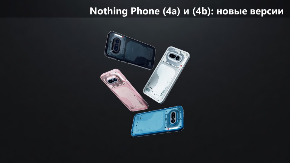 Nothing Phone (4a) и (4b) получили версии 6+128 ГБ: 39 999 и 35 999 рупий