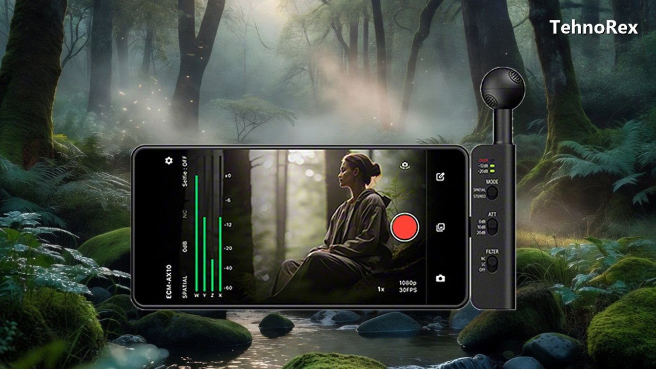 Sony ECM-AX10: первый микрофон для смартфонов с 3D-звуком Eclipsa Audio