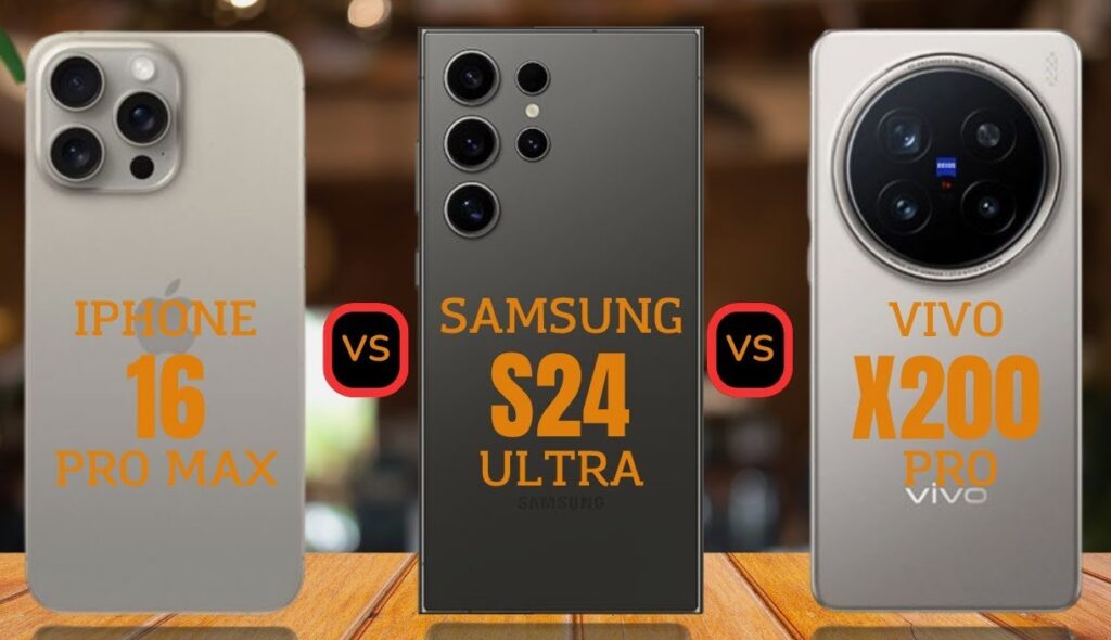 Vivo X200 Ultra vs Samsung Galaxy S25 Ultra vs iPhone 16 Pro Max: Сравнение 2025 года