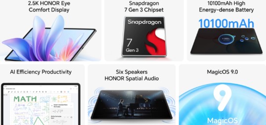 HONOR Pad 10 с 12.1" 2.5K-экраном