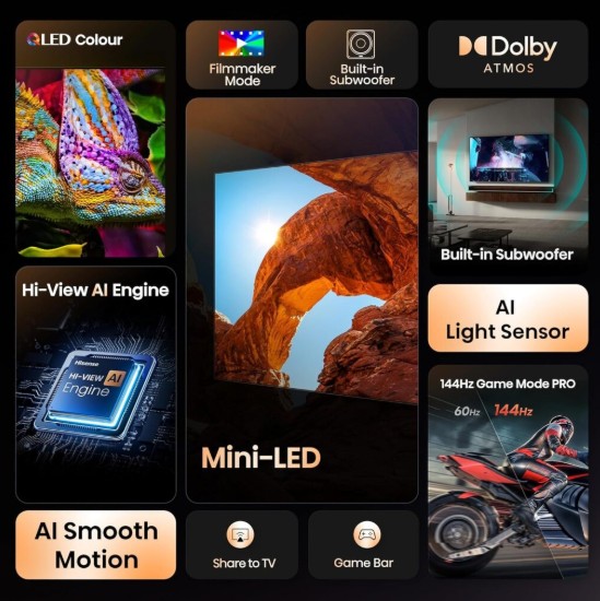 Hisense U7Q Mini-LED TVs