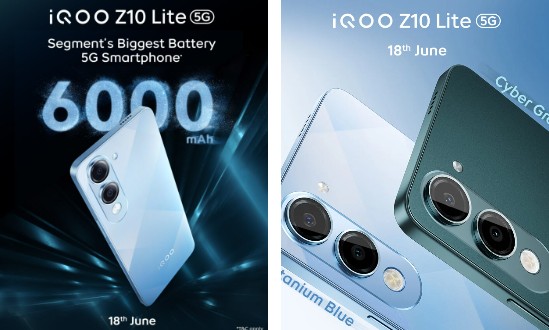 iQOO Z10 Lite батарея 6000 мАч
