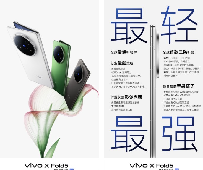 Vivo X Fold 5: характеристики