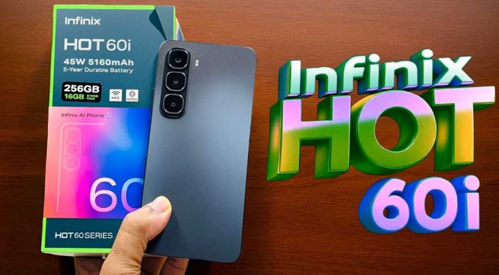 Infinix Hot 60i — большой экран 120 Гц и камера 50 Мп