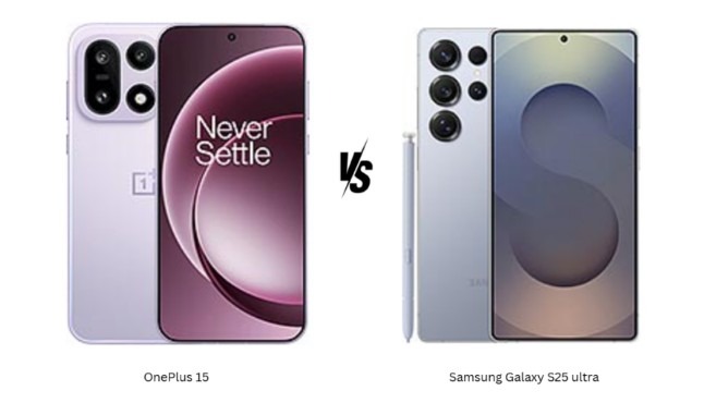 OnePlus 15 vs Galaxy S25 Ultra: стоит ли переплачивать за флагман Samsung OnePlus 15 vs Galaxy S25 Ultra — сравнение характеристик, камер и производительности