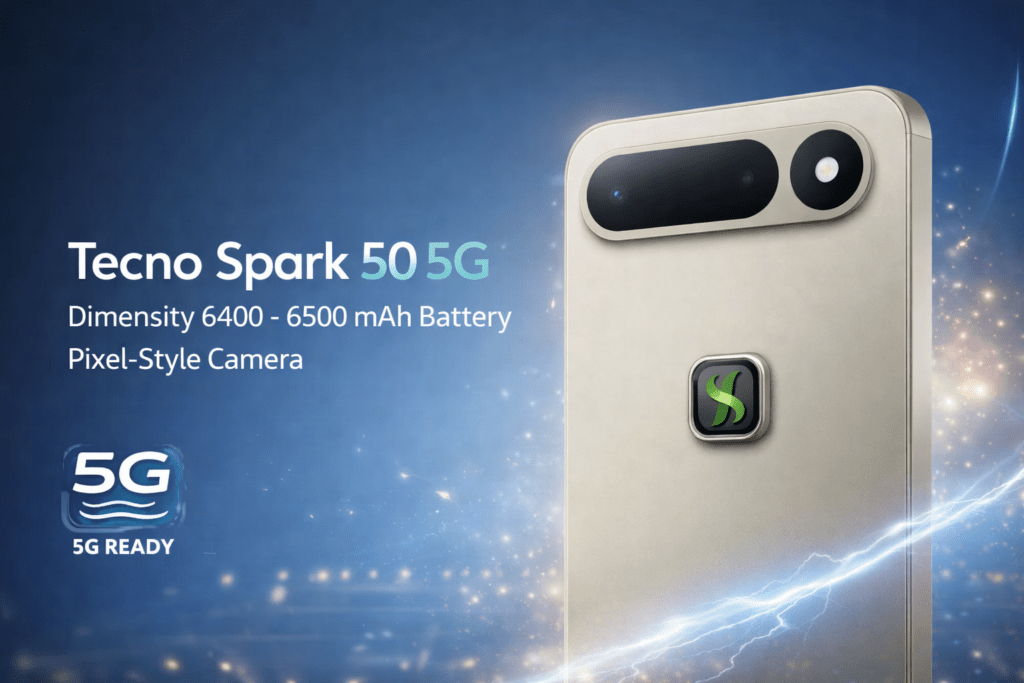 Tecno Spark 50 5G: обзор бюджетного смартфона с 6500 мАч и 120 Гц