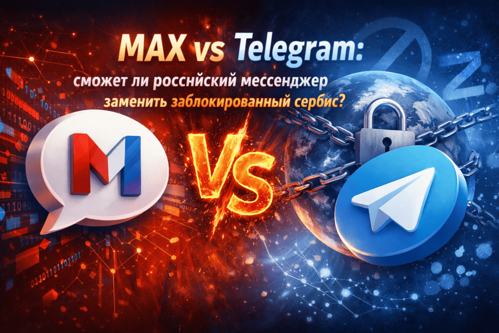 МАХ vs Telegram: сможет ли российский мессенджер заменить заблокированный сервис в 2026 году