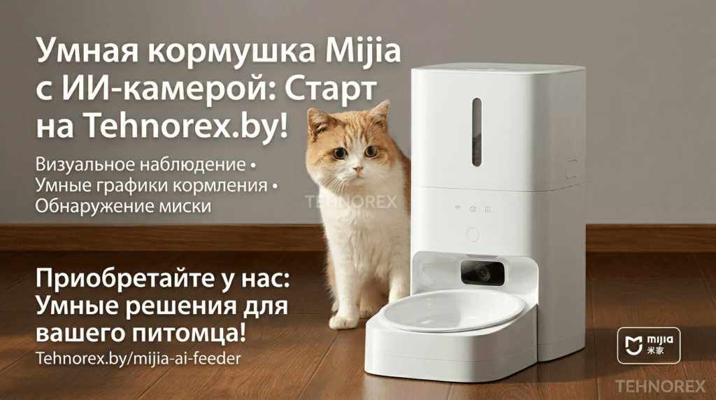 Xiaomi Mijia Smart Pet Feeder Visual Edition: обзор с AI-камерой