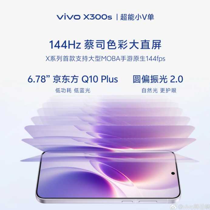 Никакого X300 Max: Vivo представит X300s с 144 Гц экраном, 200 МП камерой и батареей 7000 мАч Vivo X300s официально: 144 Гц экран, 200 МП камера и батарея 7000 мАч