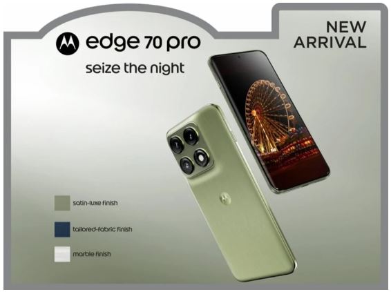 Motorola Edge 70 Pro: слив рекламных материалов раскрывает дизайн, батарею 6500 мАч и упор на ночную съёмку Motorola Edge 70 Pro: слив дизайна, батарея 6500 мАч и ночная съёмка